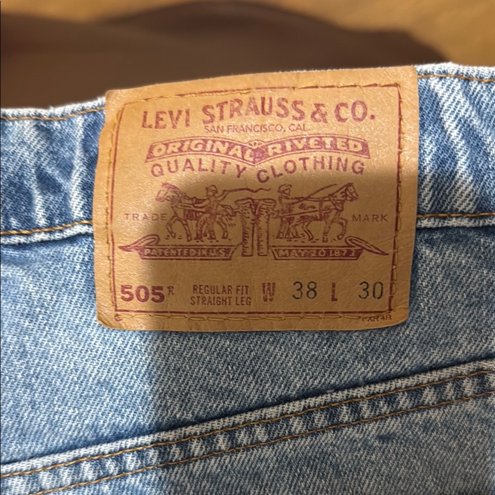 Levi's Blue Straight Jeans Iconic Design